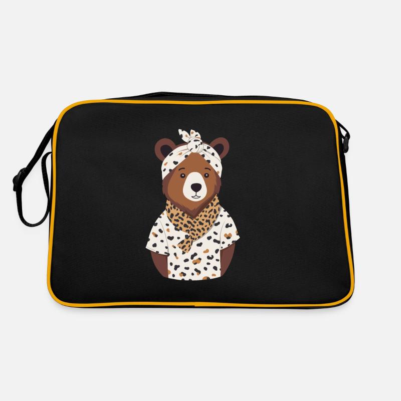 Lustiger Mama Bär Mutter Bärin Bärenliebhaber Retro Tasche