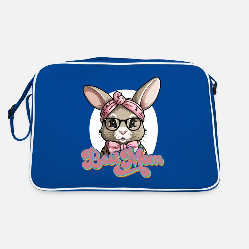 Maman Lapin Mignon Lapin Maman Mignon Lapin de Pâques Sac Retro