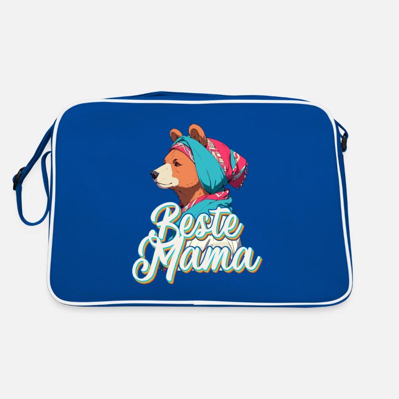 Beste Mama Lustige Muttertag Design Highlights Retro Tasche