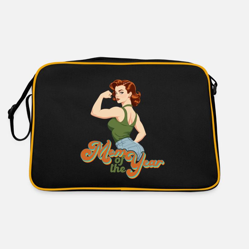 Mutter des Jahres Stolze Beste Mama Design Retro Tasche