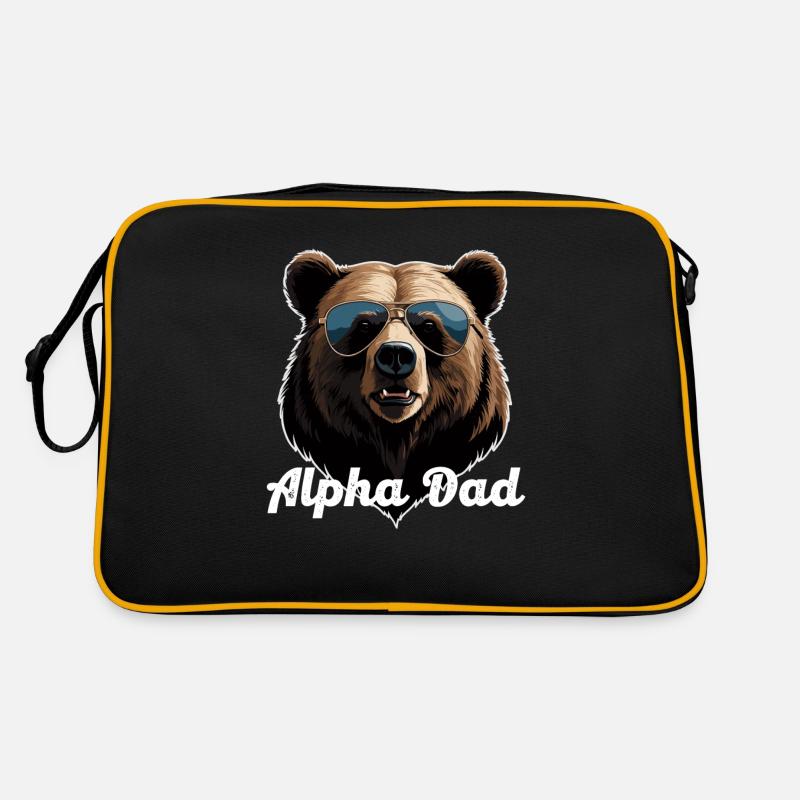 Alpha Dad Funny Dad Perfect Style Retro Bag