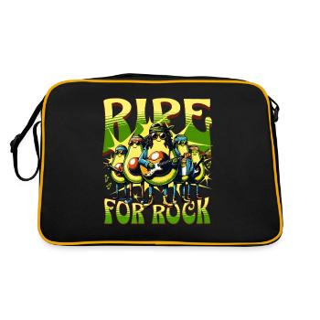 RIPE FOR ROCK rocking Avocados - Retro Bag - black/gold - Back