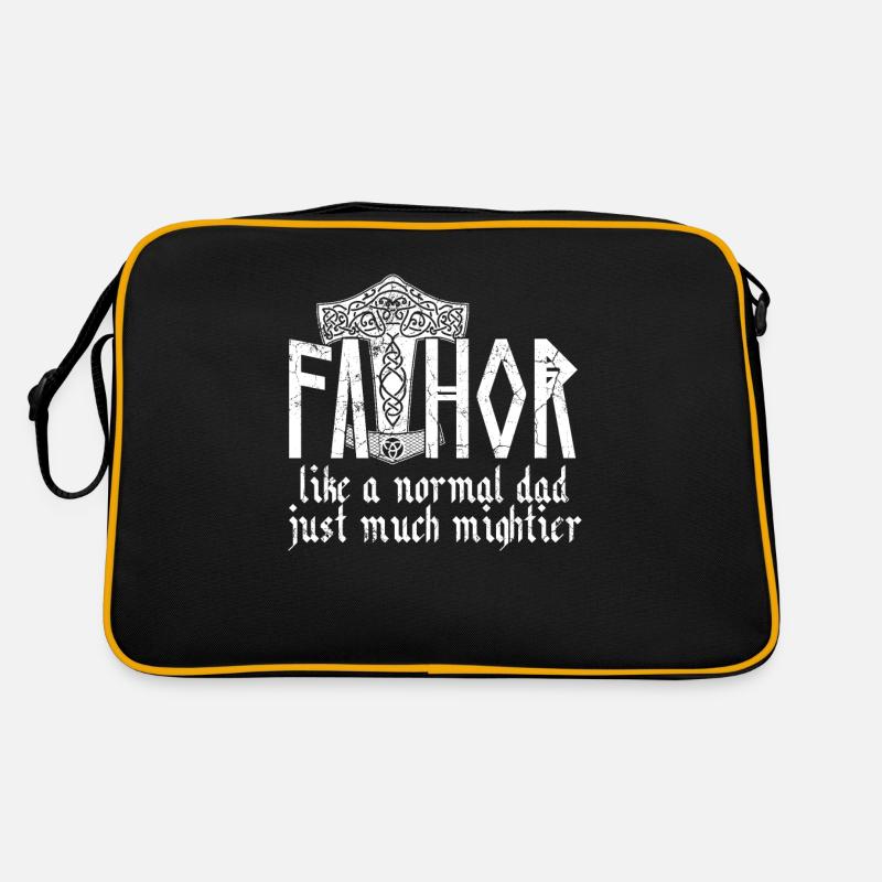 Viking Papa Vathor Viking Saying Design Sac Retro