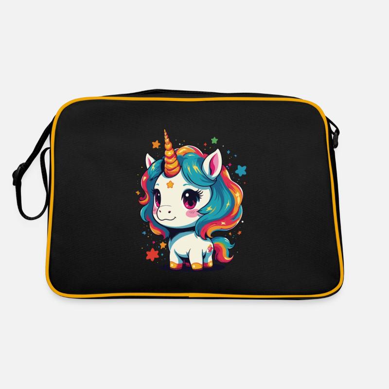 Einhorn Liebhaber Design Lustige Einhörner Retro Tasche