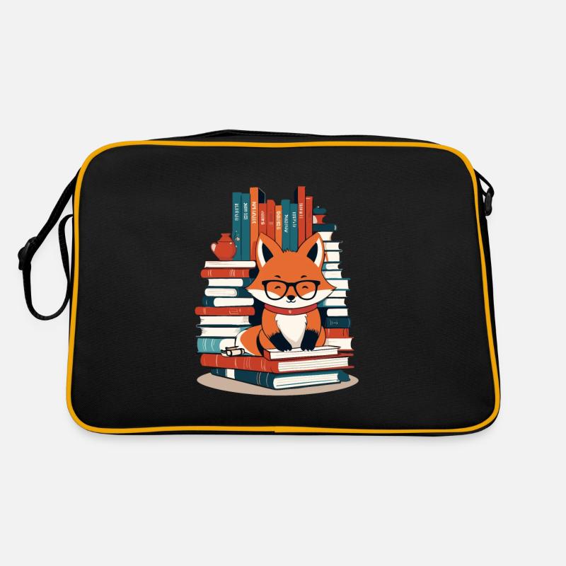 Cute Book Lover Funny Books Design Retro Bag