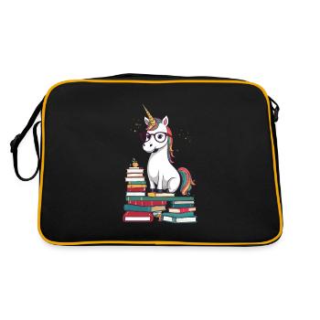 Licorne Histoires fantastiques Licornes magiques - Sac Retro - noir/or - Dos