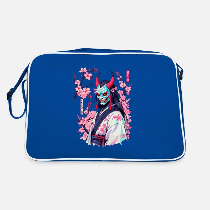 Oni Samurai Vaporwave Aesthetic Japan Kultur Retro Tasche