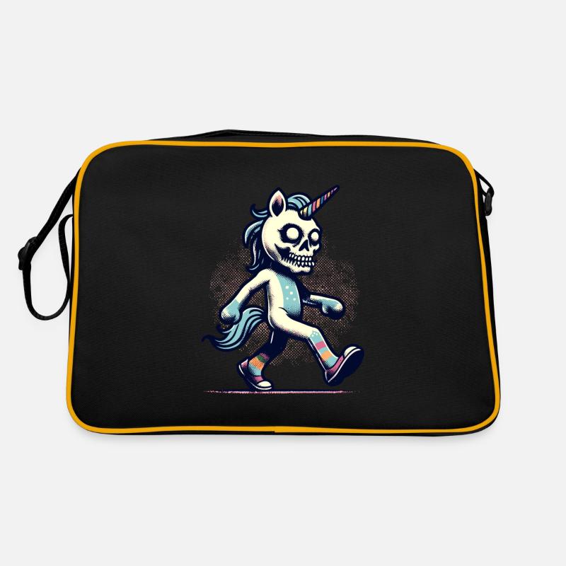 Zombie Einhorn Undead Mystical Creature Retro Tasche