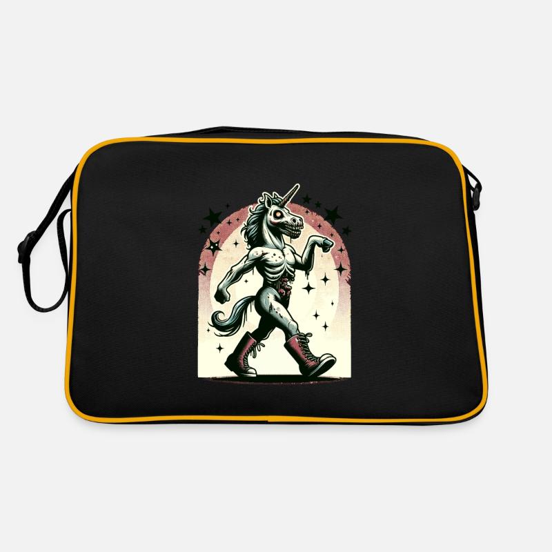 Zombie Unicorn Undead Mystical Creature Retro Bag
