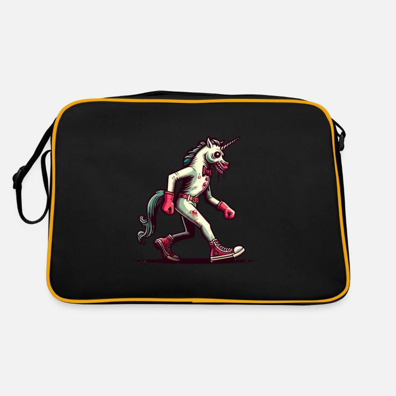 Zombie Unicorn Undead Mystical Creature Retro Bag