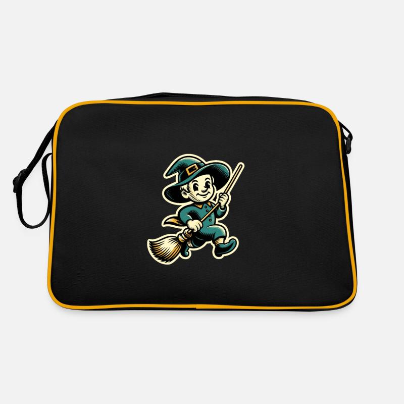 Retro Cartoon Hexen Vintage Hexen Design Retro Tasche