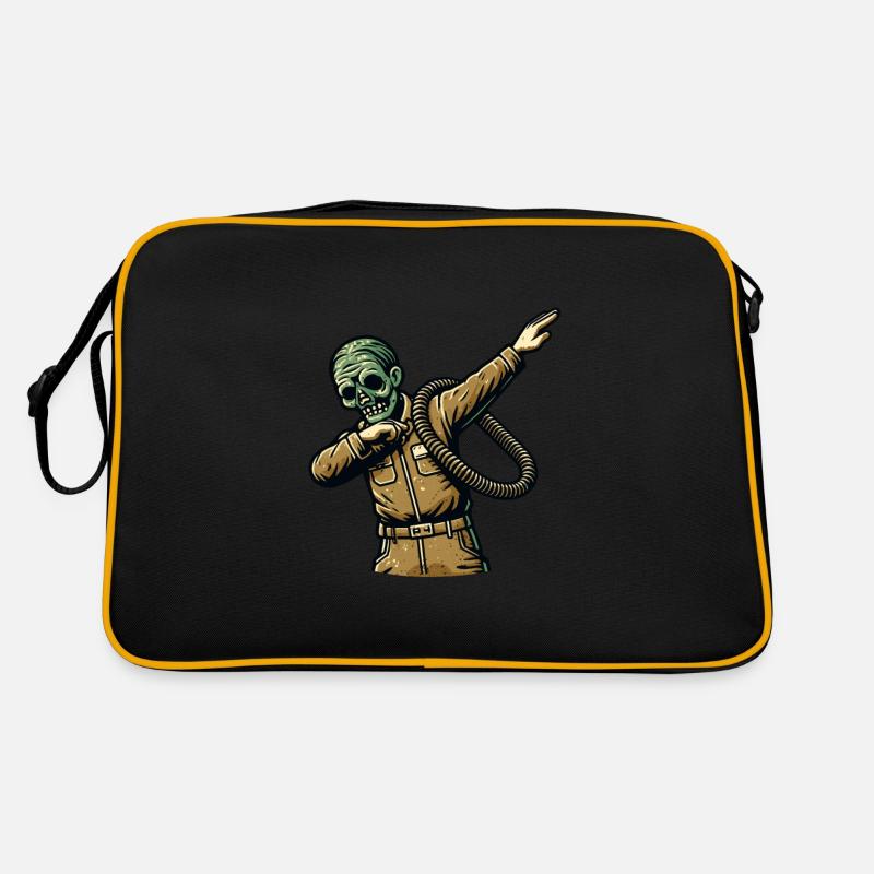Dabbender Zombie Lustiges Dabbing Design Retro Tasche