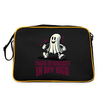 Funny Ghost Saying Occult Halloween Ghost - Retro Bag - black/gold - Back