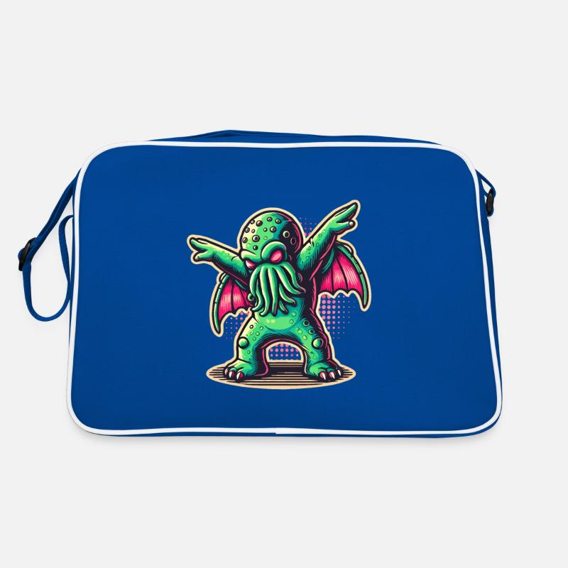 Funny Dancing Cthulhu Retro Bag