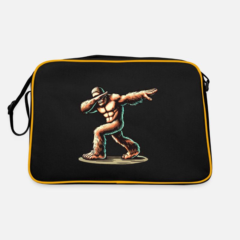 Dabbender Bigfoot Lustiges Dabbing Design Retro Tasche