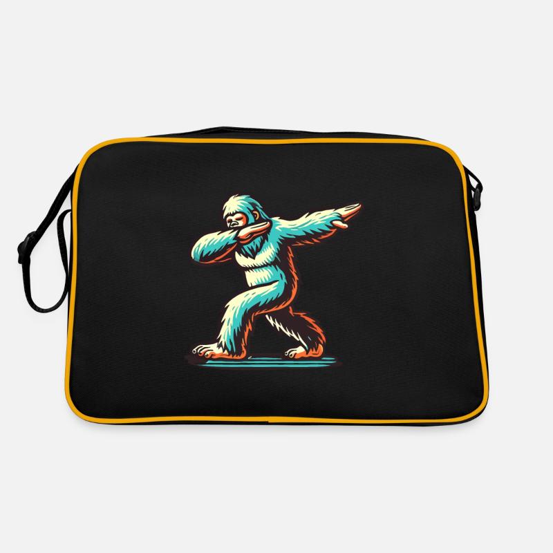 Dabbender Bigfoot Lustiges Dabbing Design Retro Tasche