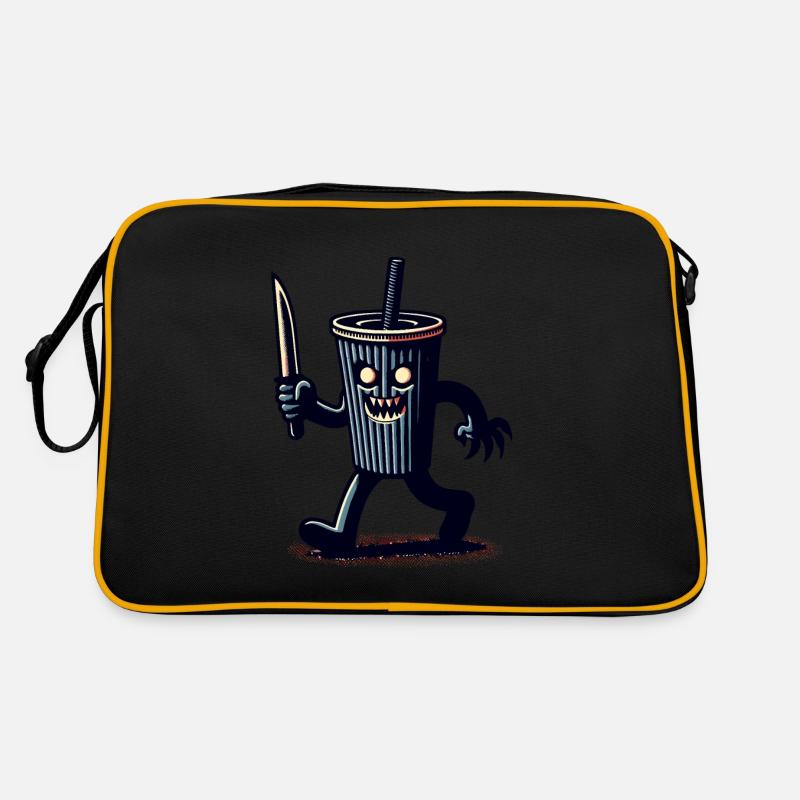 Unheimlicher Psycho Trinkbecher Getränke Retro Tasche