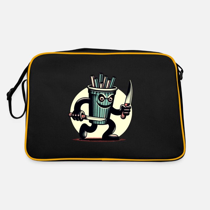 Scary Psycho Drinking Cup Drinks Retro Bag
