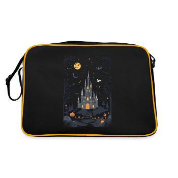 Spooky Haunted Castle Magical Haunted Castle - Retro Bag - black/gold - Back