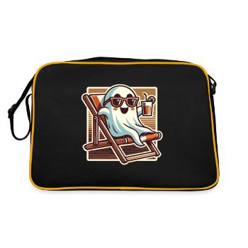 Summer Halloween Spooky Lifestyle Costume Idea - Retro Bag - black/gold - Back
