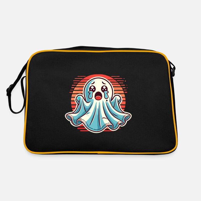 Sad Ghost Cute Weeping Ghosts Retro Bag