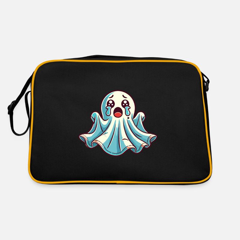 Sad Ghost Cute Weeping Ghosts Retro Bag