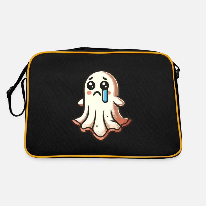 Sad Ghost Cute Weeping Ghosts Retro Bag