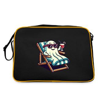 Summer Halloween Spooky Lifestyle Costume Idea - Retro Bag - black/gold - Back