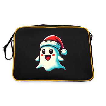 Cute Christmas Ghost Last Minute Costume - Retro Bag - black/gold - Back