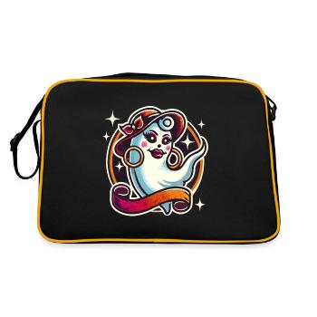 Funny Glamour Ghoul Flashy Halloween - Retro Bag - black/gold - Back