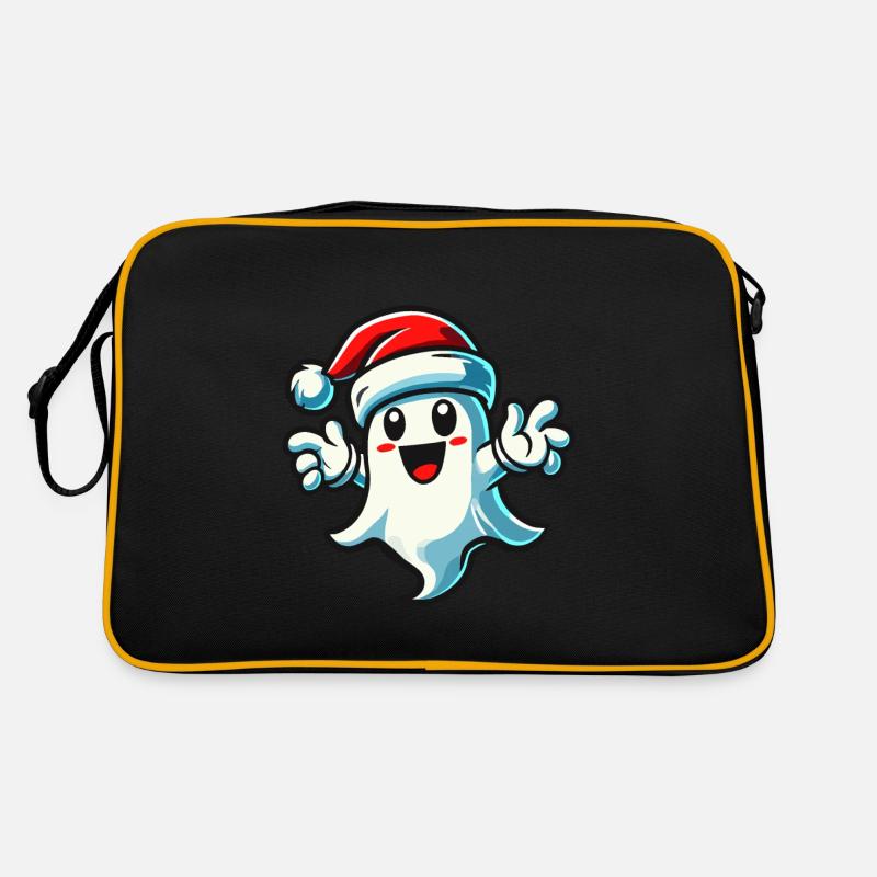 Cute Christmas Ghost Funny Halloween Retro Bag