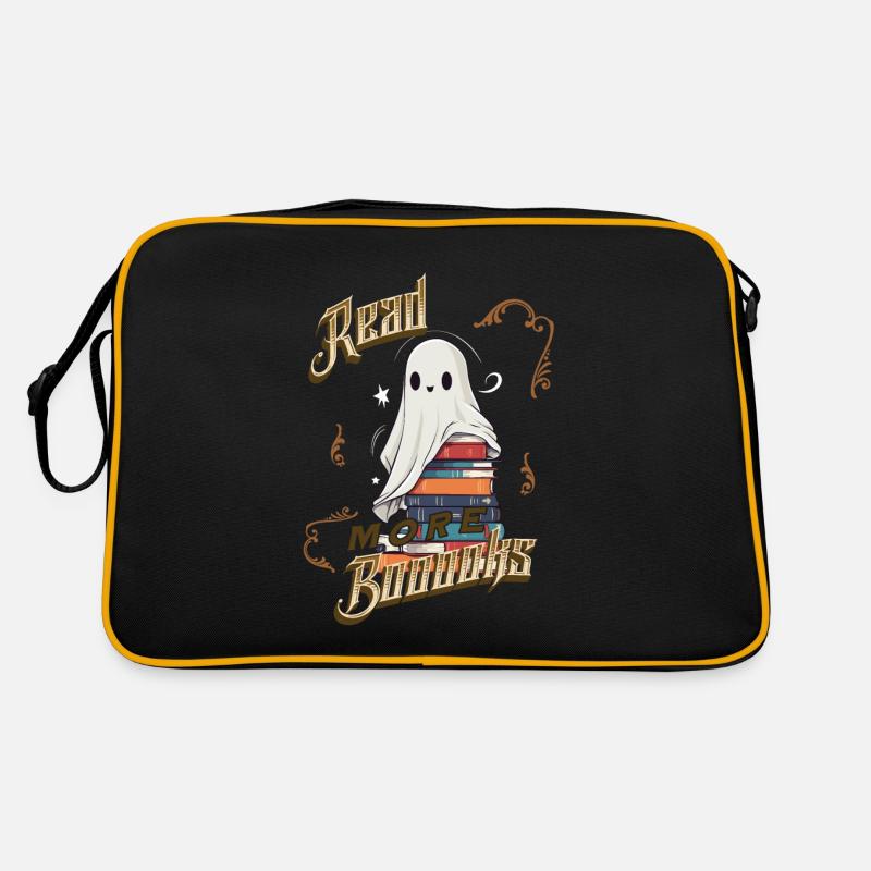 ScaryCute Book Lover Ghost Funny Retro Bag