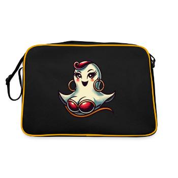 Drôle Glamour Goule Flashy Halloween - Sac Retro - noir/or - Dos