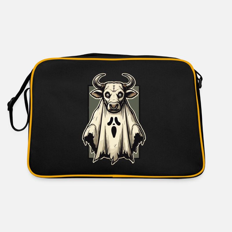 Idée de costume effrayant de vache fantôme taureau Sac Retro