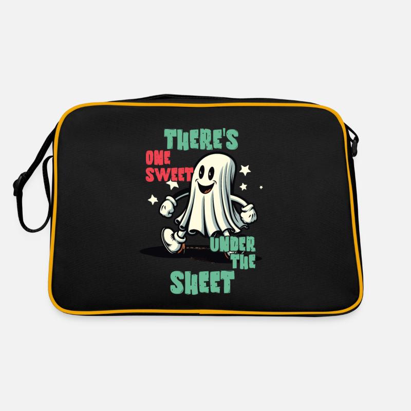 Funny Ghost Disguise Halloween Outfit Retro Bag