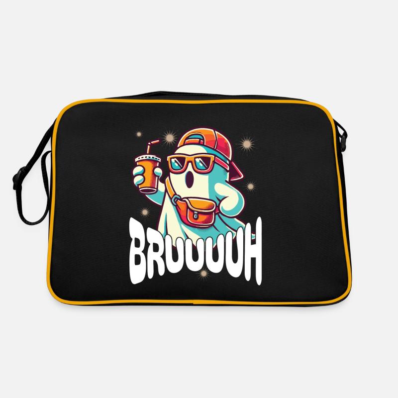 Scary Halloween Ghost Broth Retro Bag