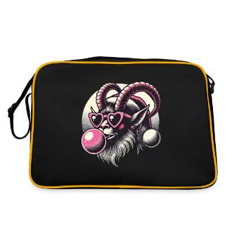 Krampus Christmas Sigma Male Cool - Retro Bag - black/gold - Back