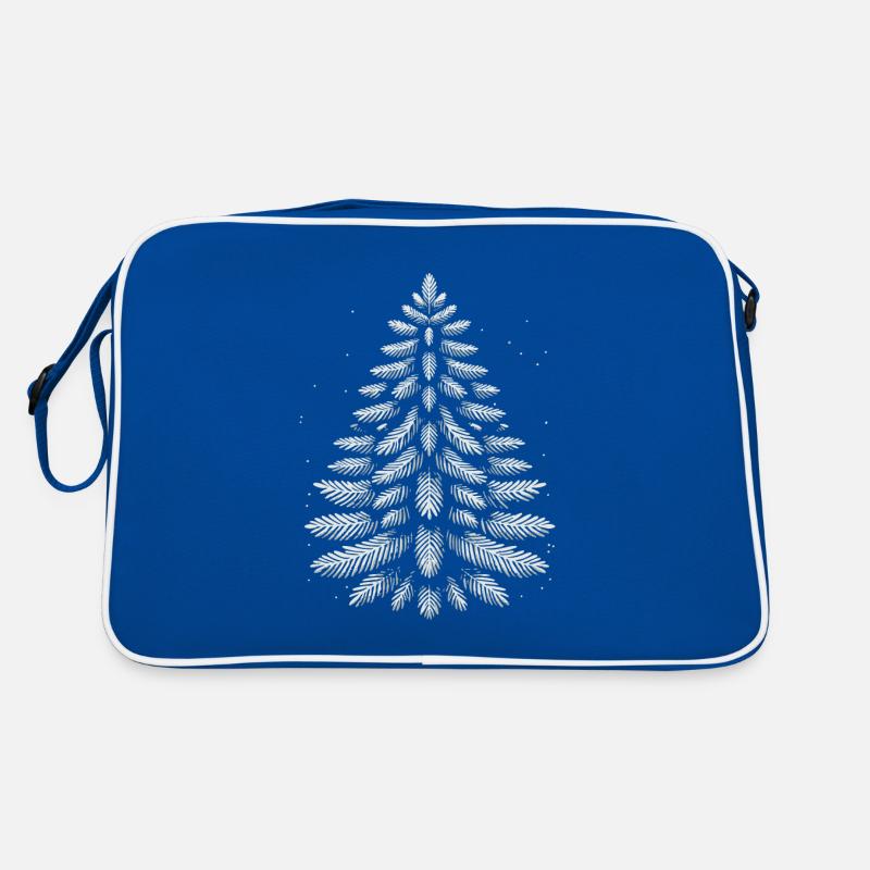 Stylish Christmas tree for festive mood Retro Bag