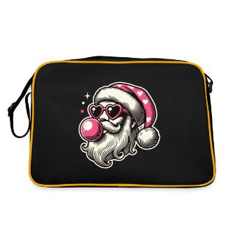 Cool Sigma Santa Christmas Joy - Retro Bag - black/gold - Back
