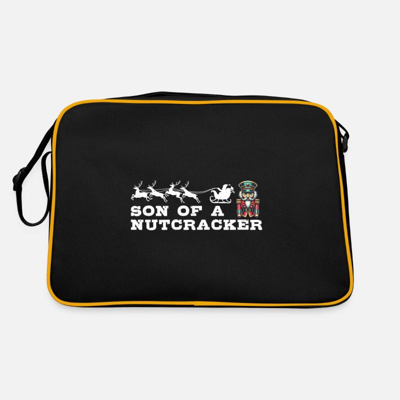 Weihnachtlicher Nussknacker Spaß Retro Tasche