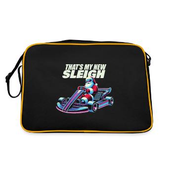 Go-Kart Retro Santa Claus Sleigh Adventure - Sac Retro - noir/or - Dos