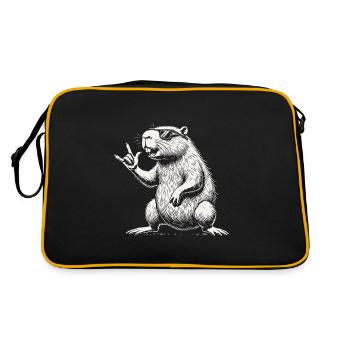 Fun Heavy Metal Festival Capybara - Sac Retro - noir/or - Dos