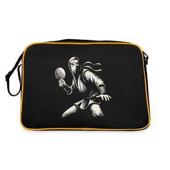Tennis de table Ninja Art magistral - Sac Retro - noir/or - Dos