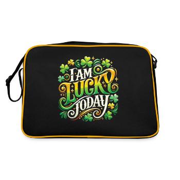 Jour de chance aujourd’hui Saint-Patrick - Sac Retro - noir/or - Dos