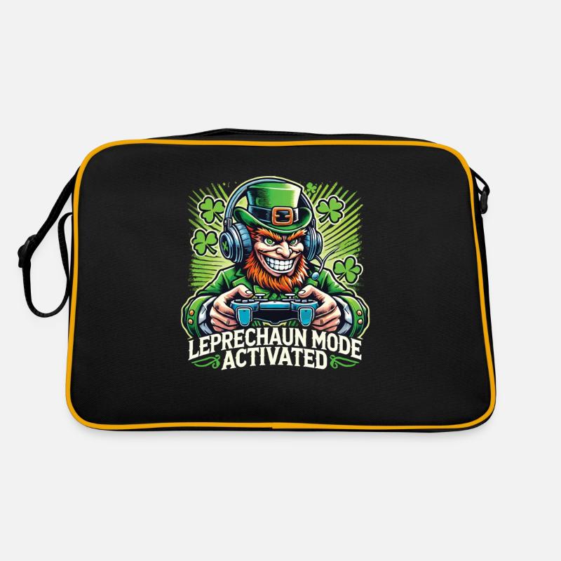 Saint-Patrick : mode Leprechaun Gamer activé Sac Retro