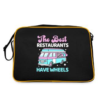 Snack Food Truck - Retro Bag - black/gold - Back