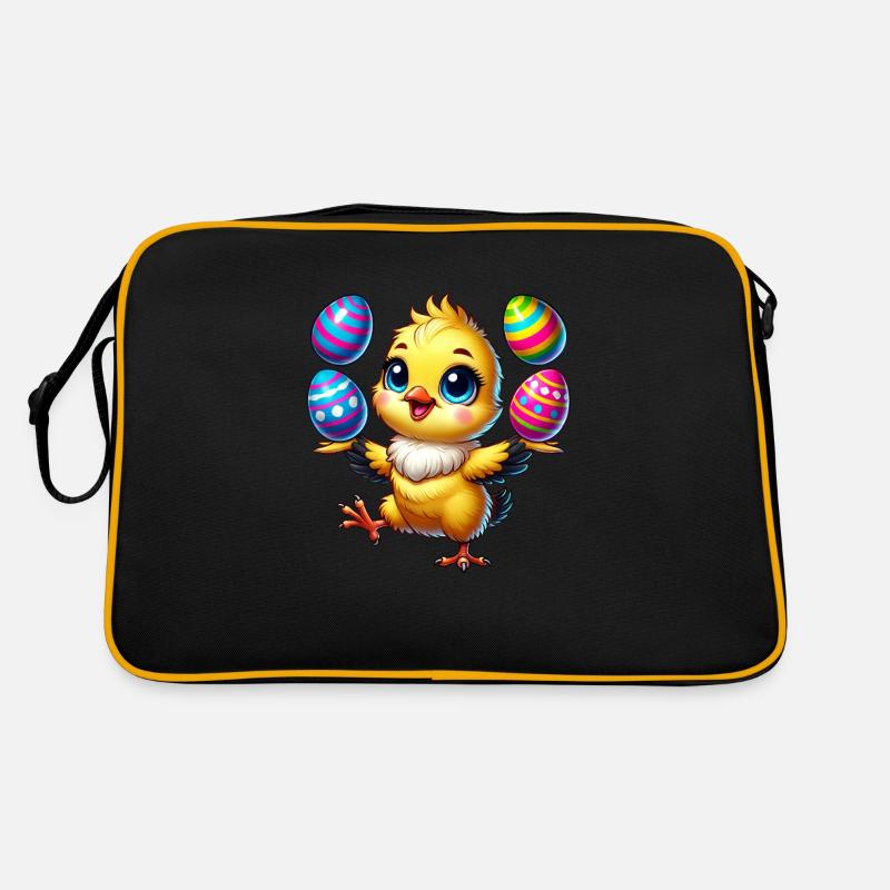 Easter Chicken Chick Easter Egg Juggling Retro Bag