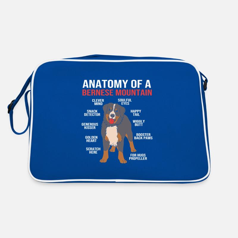 Berner Sennenhund Retro Tasche