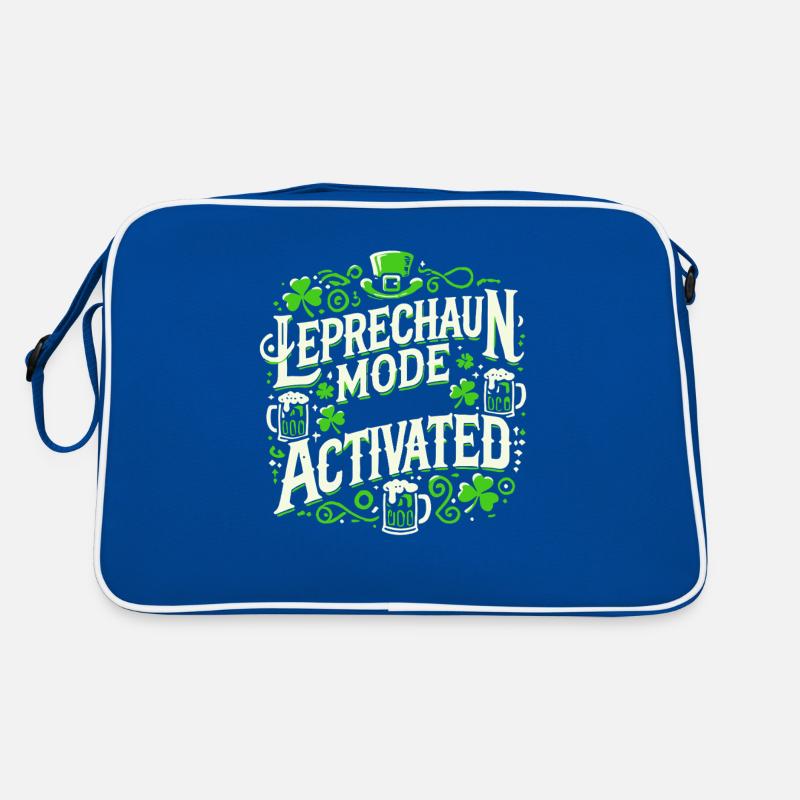 Leprechaun Mode Activates St. Patrick's Day Celebration Retro Bag