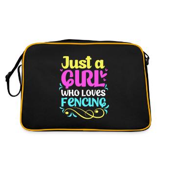 Fencing - Retro Bag - black/gold - Back
